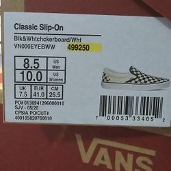 Vans !! Mens 8.5 Womans $40