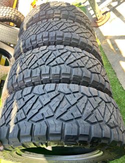37x12.50/R17 NITTO I'm selling this set of tires with 80% life left on all 4
