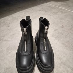HM Women Chunky Black Boots Size 5