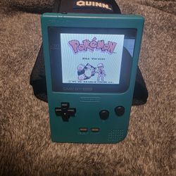 Nintendo Gameboy Pocket Teal IPS Q5 Screen Upgrade