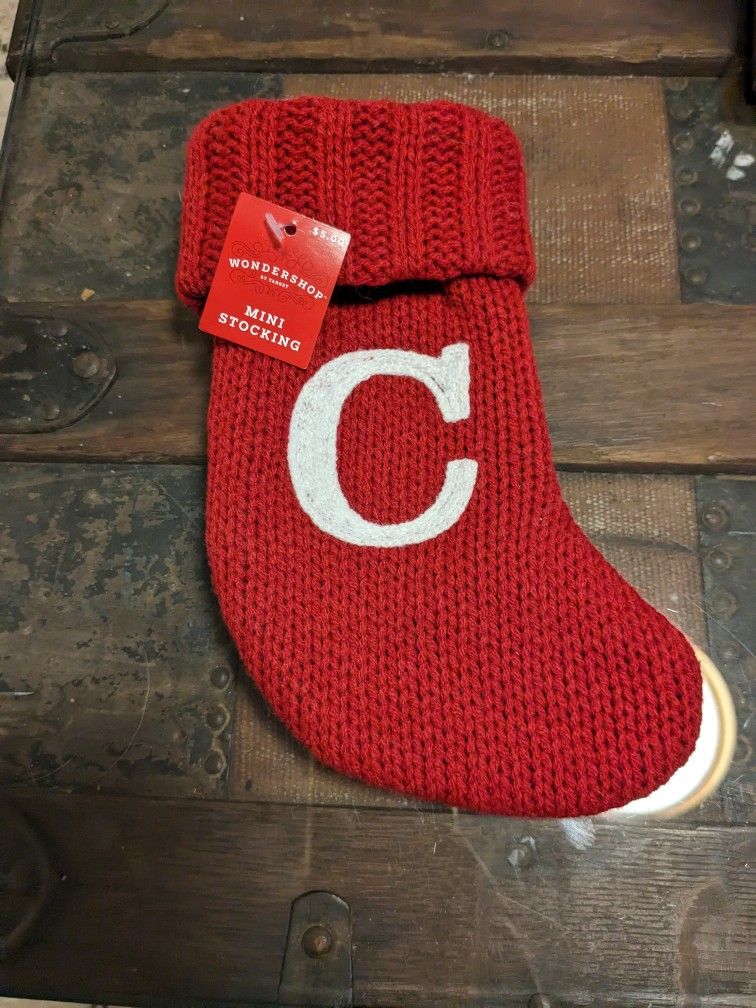 Target "Wonderland" Mini Stocking - Letter C