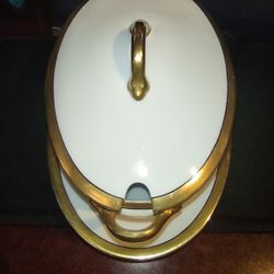 Vintage Limoges Gravy Boat With Lid