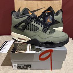 MENS SIZE 9 NIKE AIR JORDAN 4 RETRO UNDEFEATED (2025)