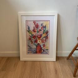 Original Floral Watercolor Artwork 
