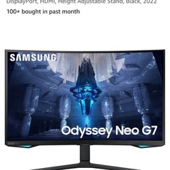 Samsung Odyssey 32” Curved Gaming Monitor