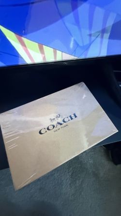Coach Black wallet set