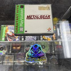 Metal Gear Solid Ps1 $45 Gamehogs 11am-7pm