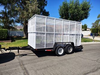 12'. Landscapers trailer Cage style