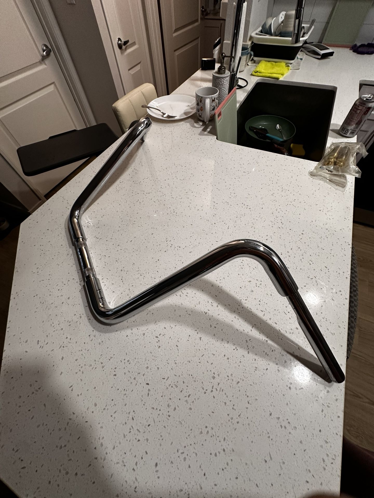 Harley-Davidson Custom Handlebars Apehanger Handlebar Chrome 1 1/4 "
