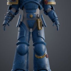 Full Size Wearable Space Marine Suit Warhammer 40K 3D Printed Cosplay