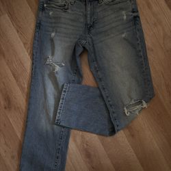 Aeropostale Mid Rise, Straight Jeans (4R)