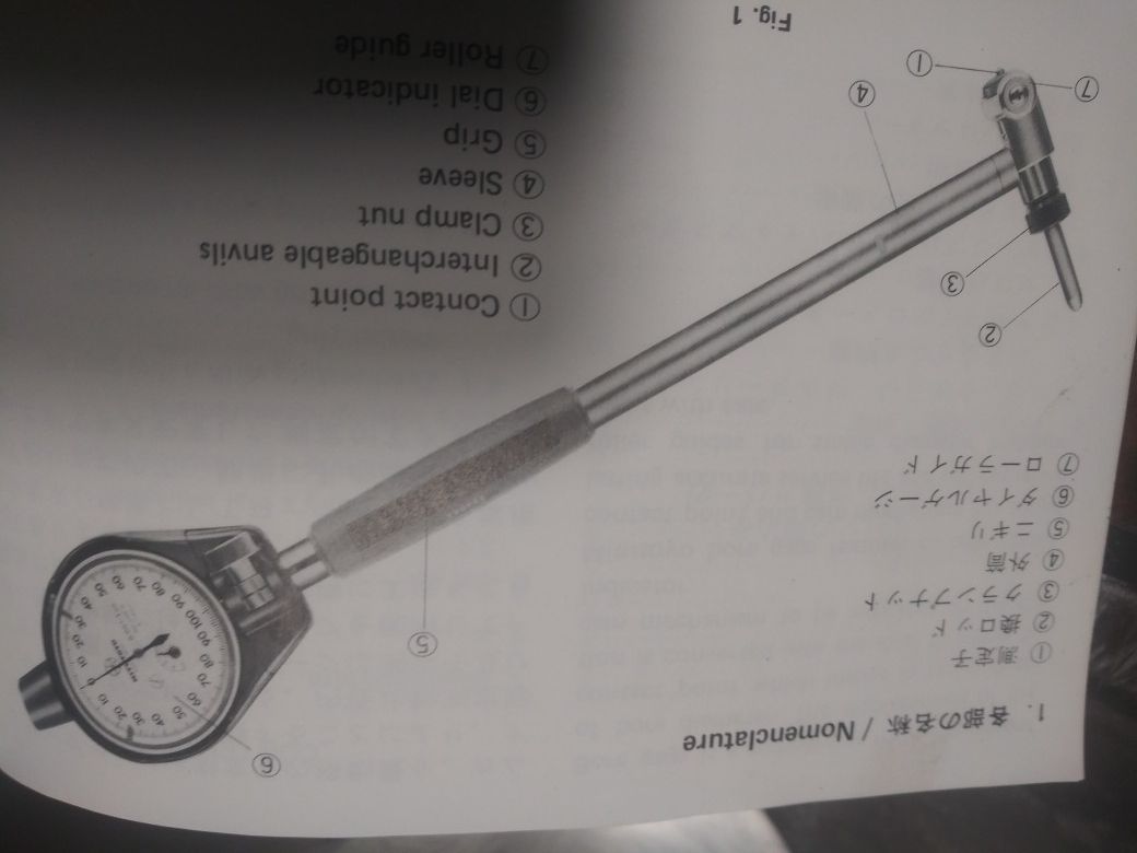 Mitutoyo dial bore gage