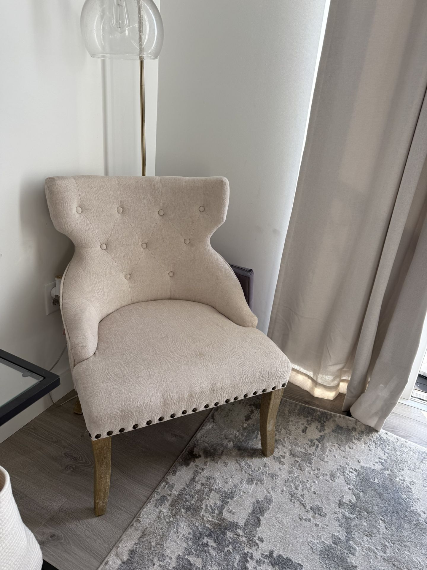 Cream Armchair