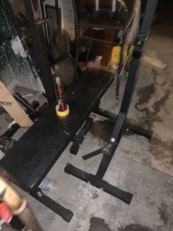 Bench With Stand For Weights