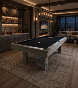 8’ Pool Table - You Choose New Felt Color - Free Delivery & Setup 