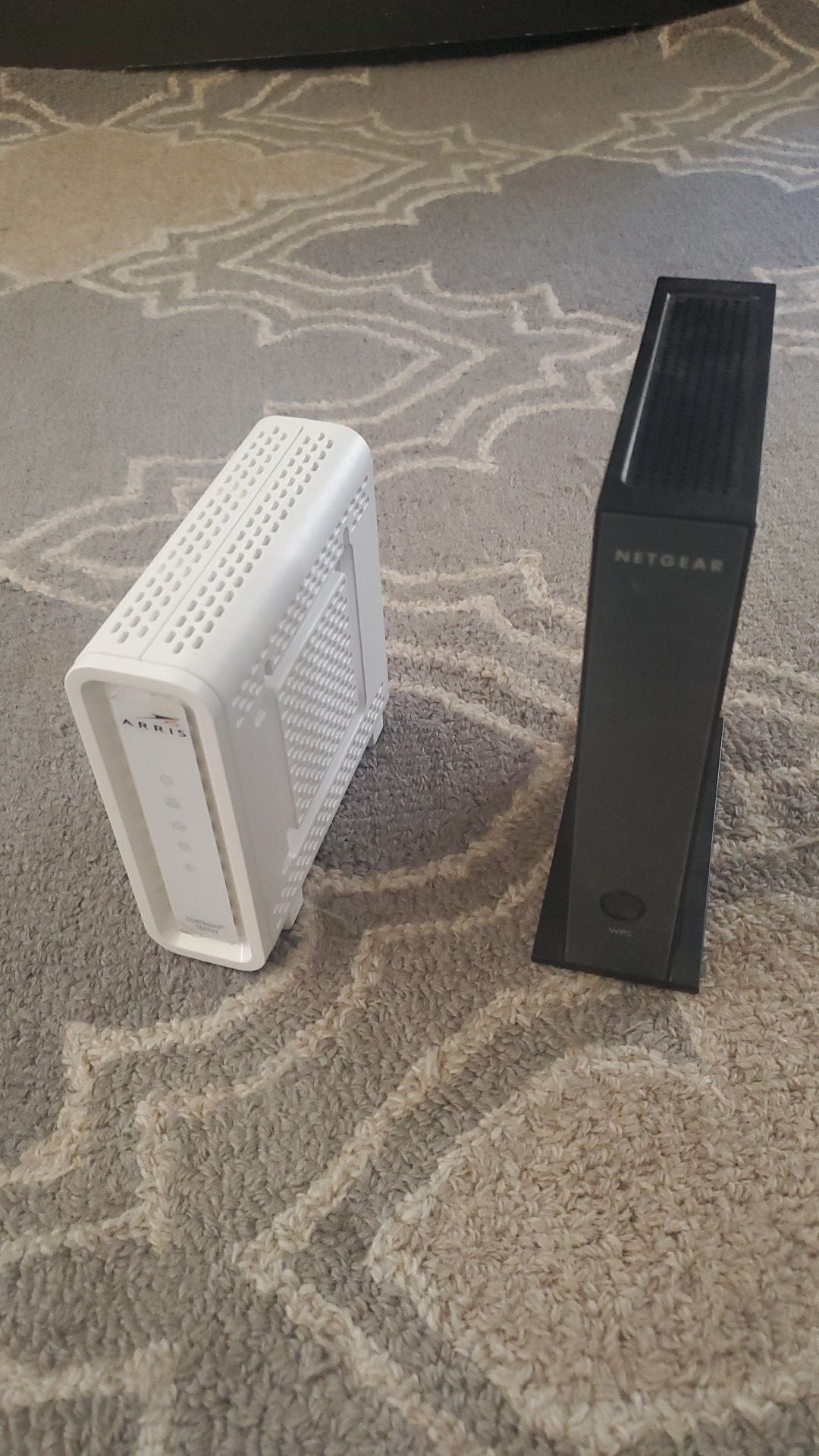 Wifi Router and cable modem