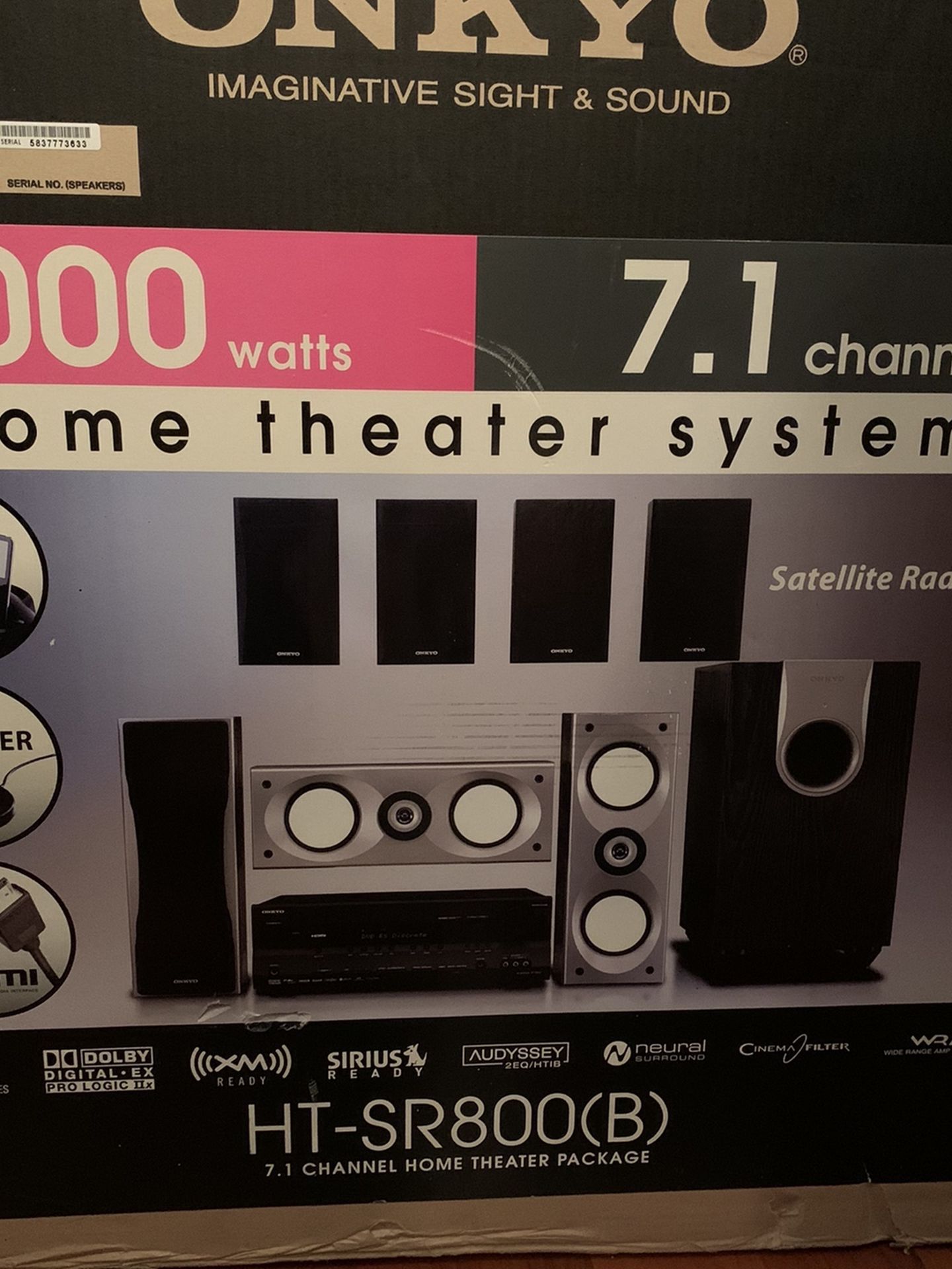 Home Theater System 7.1 Onkyo