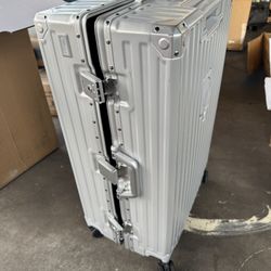 ALPHA CAMP 28 Inch Luggage, Thickened Aluminum Frame Luggage w3-Layer PC Hard Shell