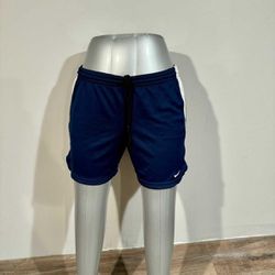 Small Nike Navy Blue White Shorts