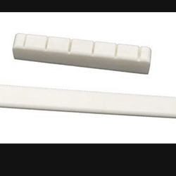 Guitar Bone Saddle & Nut Set