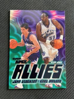 1999 Skybox Apex Allies Stockton Malone