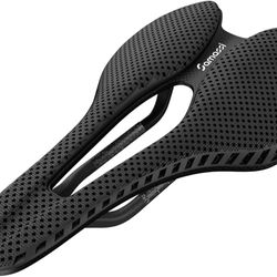 3D Printed Bike Bicycle Seat Saddle, Comfortable Cushion, Lightweight Carbon Fiber, Shock Absorbing and Breathable, Ideal for Road and Mountain Bikes 
