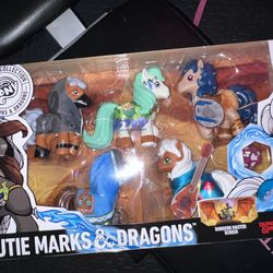 My Little Pony Cutie Marks & Dragons Action Figure Set- Crossover- Dungeons & Dragons