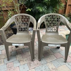Stylewell Penza Outdoor Dining Chair Set of 2- Stackable