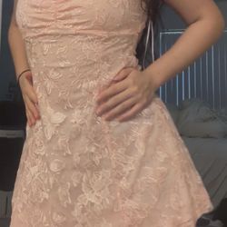 Pink Butterfly Dress