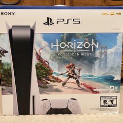 System Disk Edition Horizon Forbidden West Bundle With Controller Sealed 
