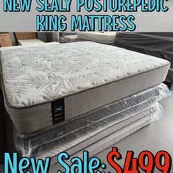 NEW SEALY POSTUREPEDIC KING MATTRESS