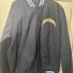 Vintage San Diego Chargers Bomber Jacket XL