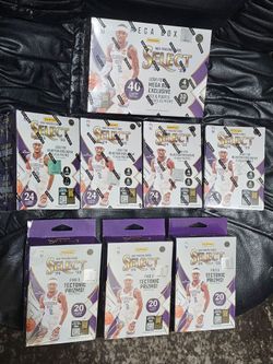 2024-25 Select Basketball 1 Mega Box! 4 Blaster Box & 3 Hanger Box! 8 Box Lot! New Factory Sealed!