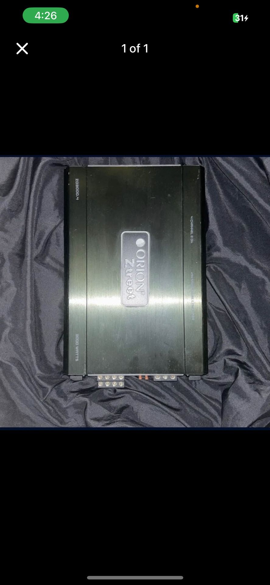 Orion Ztreet Amplifier