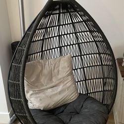 Grey Egg Swinging Chair 
