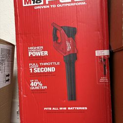 Milwaukee new blower fuel