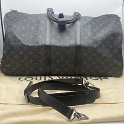 Louis Vuitton Black Duffle Bags for sale