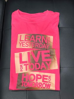 Pink Graphic Motivational Quote T-Shirt