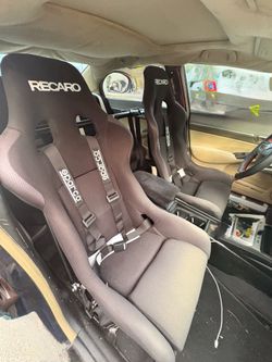 Recaro Profi SPG XL Racing Seats (Pair) FIA Bucket Seats w/ Sparco Harnesses