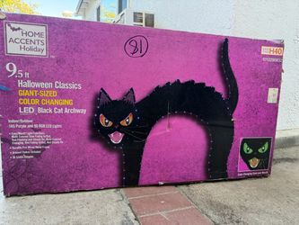 Home Accents Holiday Black Cat Archway