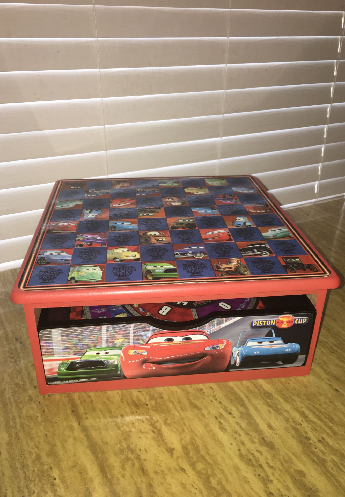 Disney Cars wood game box