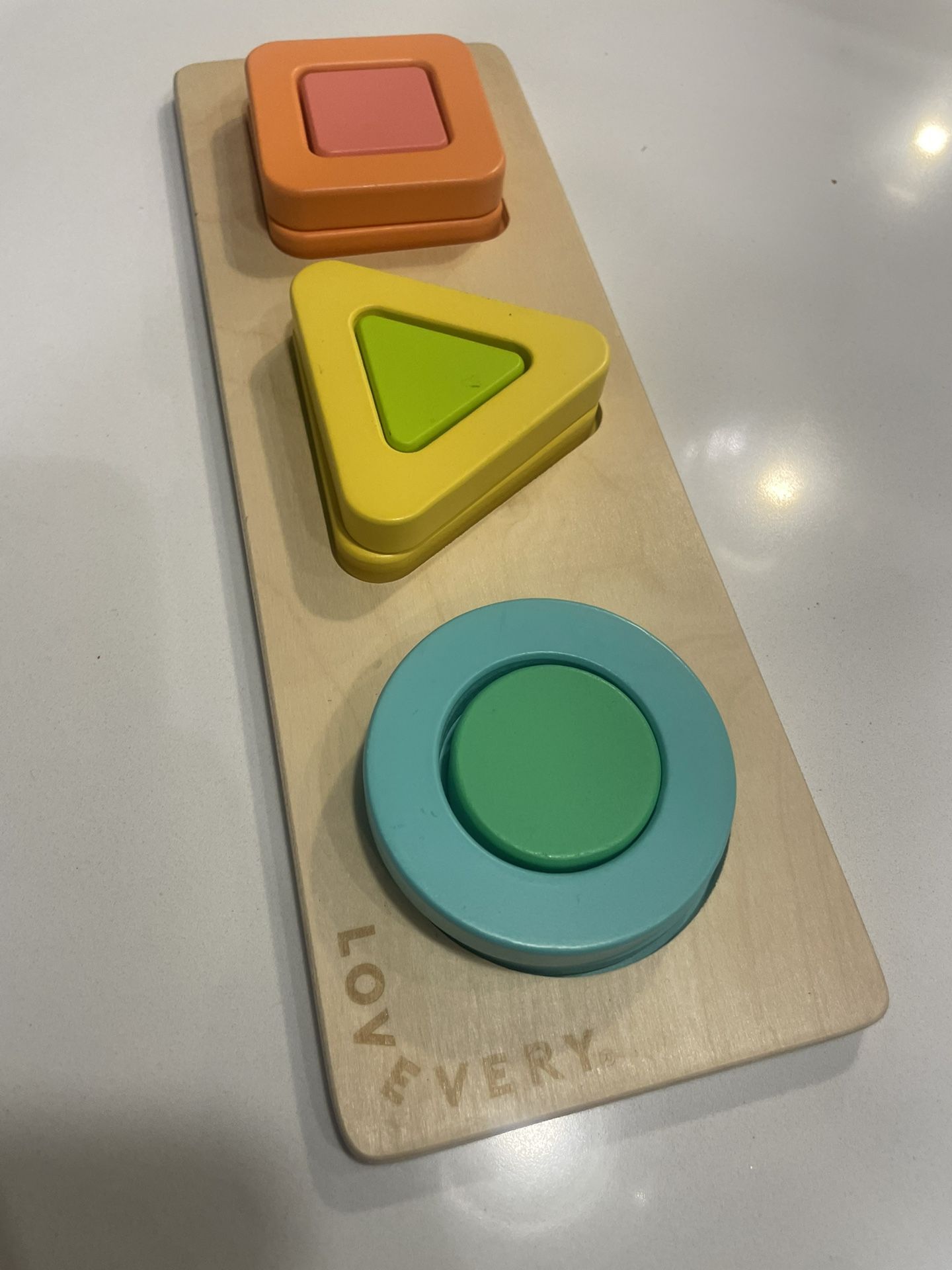 Lovevery Shape Matching Wooden Learning Toy