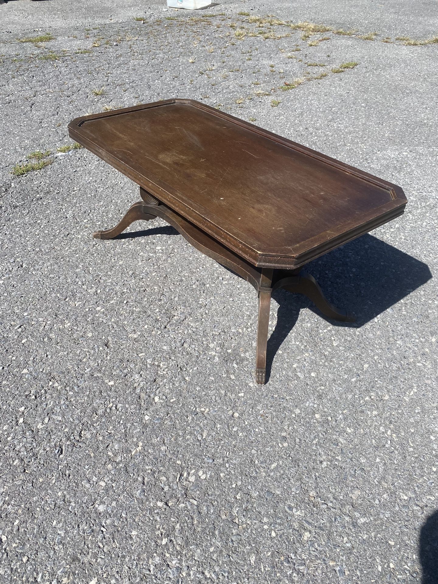 Antique Claw foot Coffee Table