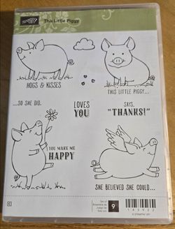 Stampin up This Little Piggy Stamp set