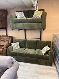 New sofa and loveseat