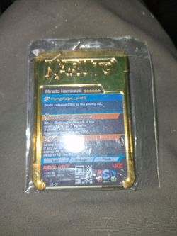 Minato Namikaze gold metal