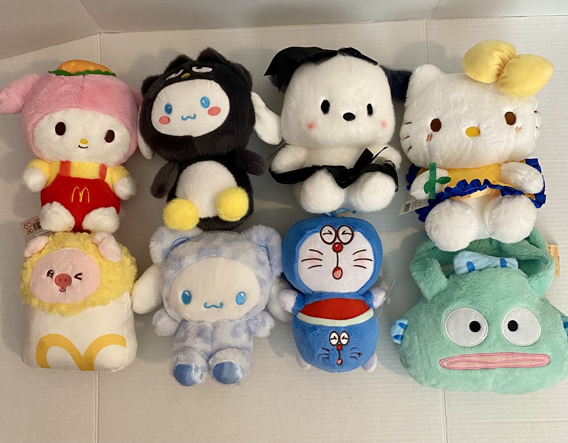 Sanrio Plushies Kawaii Klaws Lot Hello Kitty