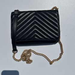 Purse With Gold Chain 