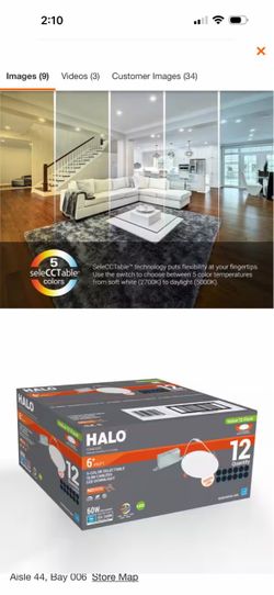 LBSL 6 in. Adjustable CCT Dimmable Canless Integrated LED Recessed Light, 900 Lumens, 5CCT, White (12-Pack)