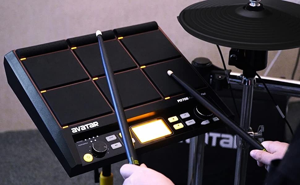 Avatar PD705 Electronic Percussion Sample Drum Kit Pad